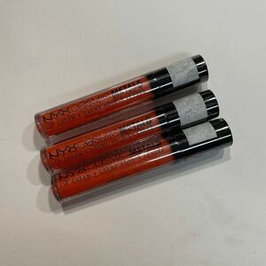 NYX Cosmic Metals Lip Cream in Solar Energy Lot of 3